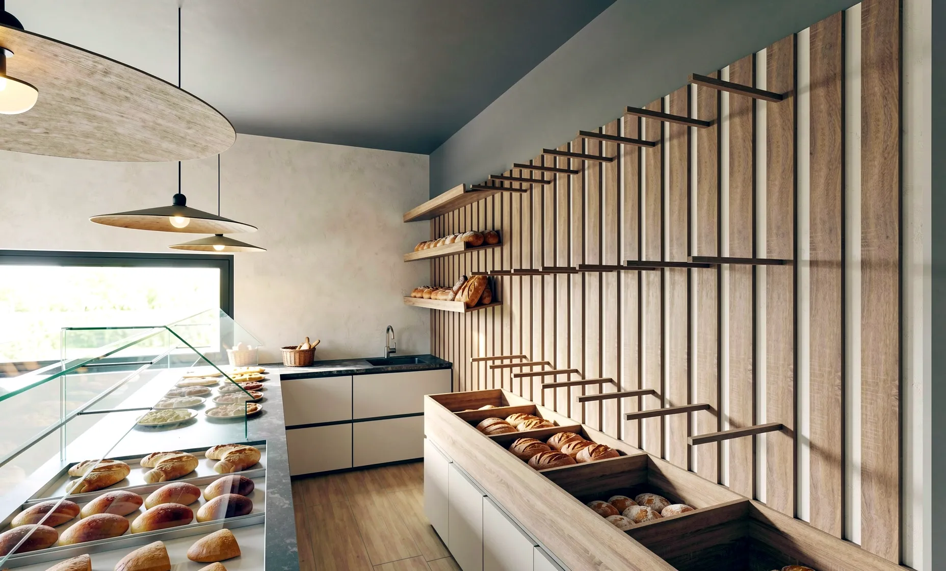 Il laboratorio del forno Croccante